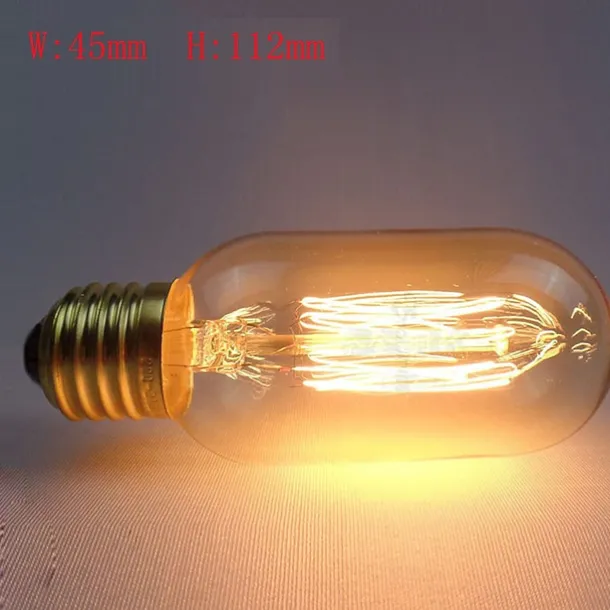 1pc 40W E26/E27 T45 Edsion Bulb Warm White 2300 K Incandescent Vintage Edison Light Bulb AC 110-130V AC 220-240V