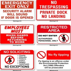 1pc Warning Metal Tin Sign No Trespassing Signs Private Property, Metal 24 Hour Video Surveillance Signs Security Camera Sign For Home Outdoor Property Yard Business Driveway Alert 20x30cm/8''x12''