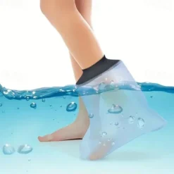 1pc Waterproof Leg Foot Cast Cover Shower Bath Adult, Reusable Watertight Seal Cast Shower Cover Leg To Keep Dry, Bandage Cast Leg Foot Ankle, No On Skin