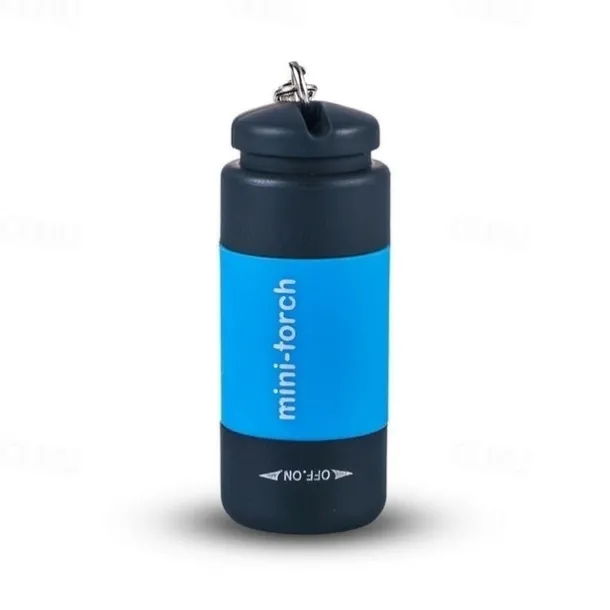 1PC Waterproof Mini Keychain Pocket Torch USB Rechargeable LED Flashlight Lamp Outdoor Sports Interior Design