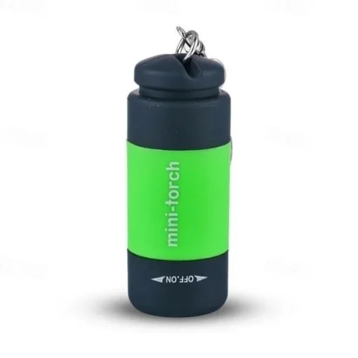 1PC Waterproof Mini Keychain Pocket Torch USB Rechargeable LED Flashlight Lamp Outdoor Sports Interior Design