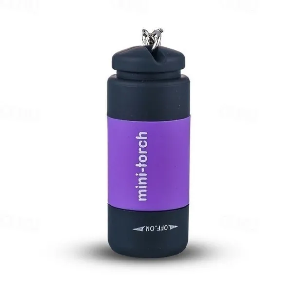 1PC Waterproof Mini Keychain Pocket Torch USB Rechargeable LED Flashlight Lamp Outdoor Sports Interior Design