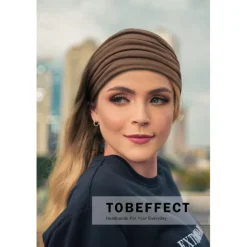 1PC Wide Headbands for Women, 7'' Extra Large Turban Headband Boho Hairband Hair Twisted Knot Accessories