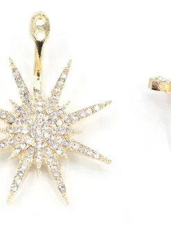1PC Women's Earrings Chic & Modern Party Star Earring / Wedding / Gold / Silver / Fall / Winter