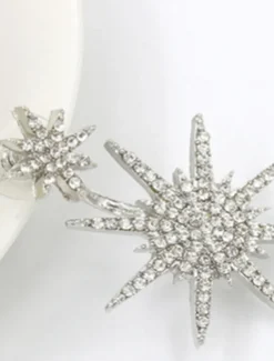 1PC Women's Earrings Chic & Modern Party Star Earring / Wedding / Gold / Silver / Fall / Winter