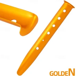 1Pc/4Pcs Heavy Duty Tent Pegs - 31cm Aluminum Alloy U-Shaped Stakes for Secure Camping & Backpacking