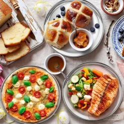 1Pc/3Pcs Stainless Steel Picnic Plates - 8 Inch Lightweight & Stackable for Camping & Outdoor Use