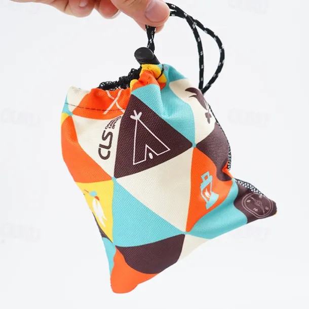 1Pc/4Pcs Waterproof Nylon Travel Organizer Bag - Outdoor Camping Storage Pouch for Clothes, Toiletries & Accessories