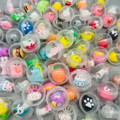 50pcs 50 Assorted Mini Dolls in Clear Capsules Gumball Machine Party Favors & Surprise Prizes