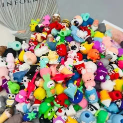 50pcs 50 Assorted Mini Dolls in Clear Capsules Gumball Machine Party Favors & Surprise Prizes