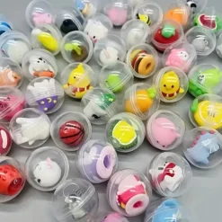 50pcs 50 Assorted Mini Dolls in Clear Capsules Gumball Machine Party Favors & Surprise Prizes