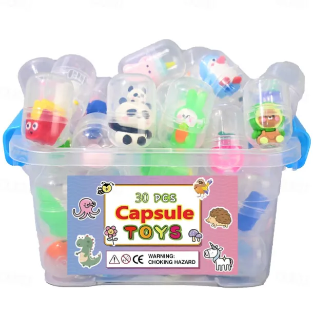50pcs 50 Assorted Mini Dolls in Clear Capsules Gumball Machine Party Favors & Surprise Prizes