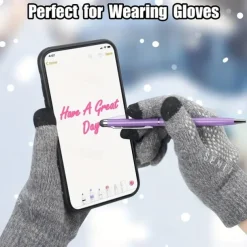 10pcs 2 In-1 Stylus Pens For Touch Screens Ballpoint Pen