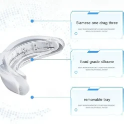 1PCS 4 In1 Teeth Whitening 24 Lights Timed Smart Led Portable USB Rechargeable Blue Light Oral Care Bleach Teeth Whitening