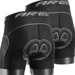 2PCS Men's Cycling Underwear Cycling Padded Shorts Bike Padded Shorts / Chamois Mountain Bike MTB Road Bike Cycling Sports Black Grey Quick Dry Moisture Wicking Clothing Apparel Bike Wear