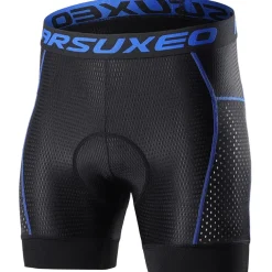 2PCS Men's Cycling Underwear Cycling Padded Shorts Bike Padded Shorts / Chamois Mountain Bike MTB Road Bike Cycling Sports Black Grey Quick Dry Moisture Wicking Clothing Apparel Bike Wear