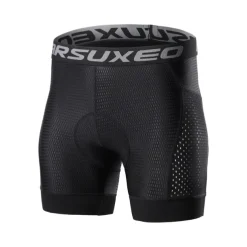 2PCS Men's Cycling Underwear Cycling Padded Shorts Bike Padded Shorts / Chamois Mountain Bike MTB Road Bike Cycling Sports Black Grey Quick Dry Moisture Wicking Clothing Apparel Bike Wear