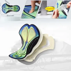 2PCS Men's Cycling Underwear Cycling Padded Shorts Bike Padded Shorts / Chamois Mountain Bike MTB Road Bike Cycling Sports Black Grey Quick Dry Moisture Wicking Clothing Apparel Bike Wear