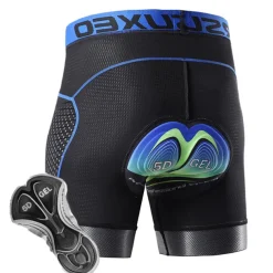 2PCS Men's Cycling Underwear Cycling Padded Shorts Bike Padded Shorts / Chamois Mountain Bike MTB Road Bike Cycling Sports Black Grey Quick Dry Moisture Wicking Clothing Apparel Bike Wear