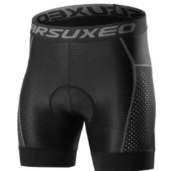 2PCS Men's Cycling Underwear Cycling Padded Shorts Bike Padded Shorts / Chamois Mountain Bike MTB Road Bike Cycling Sports Black Grey Quick Dry Moisture Wicking Clothing Apparel Bike Wear