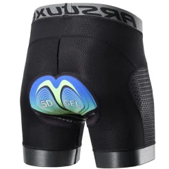 2PCS Men's Cycling Underwear Cycling Padded Shorts Bike Padded Shorts / Chamois Mountain Bike MTB Road Bike Cycling Sports Black Grey Quick Dry Moisture Wicking Clothing Apparel Bike Wear