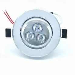 5pcs 3 W 300 lm 3 LED Beads Easy Install Recessed LED Downlights Warm White Cold White 220-240 V Cabinet Ceiling Home / Office / 5 pcs / RoHS / CE Certified