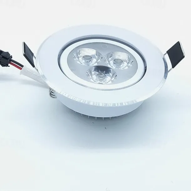 5pcs 3 W 300 lm 3 LED Beads Easy Install Recessed LED Downlights Warm White Cold White 220-240 V Cabinet Ceiling Home / Office / 5 pcs / RoHS / CE Certified