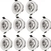 10pcs 3 W 300 lm 3 LED Beads Easy Install Recessed LED Ceiling Lights Warm White Cold White 85-265 V Ceiling Commercial Home / Office / 10 pcs / RoHS / CE Certified