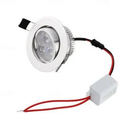 10pcs 3 W 300 lm 3 LED Beads Easy Install Recessed LED Ceiling Lights Warm White Cold White 85-265 V Ceiling Commercial Home / Office / 10 pcs / RoHS / CE Certified