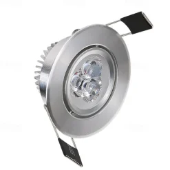 6pcs 3 W 300 lm 3 LED Beads Easy Install Recessed LED Recessed Lights Warm White Cold White 85-265 V Commercial Home / Office Living Room / Dining Room / RoHS / CE Certified