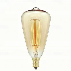 10pcs 40 W E14 ST48 Warm White 2200-2700 k Retro / Dimmable / Decorative Incandescent Vintage Edison Light Bulb 220-240 V