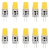 10pcs 4 W LED Bi-pin Lights 400 lm G4 T 1 LED Beads COB Warm White White 12 V / CE Certified