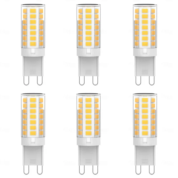 6pcs 3 W LED Candle Lights LED Corn Lights 400 lm G9 T 45 LED Beads SMD 2835 110-130 V 200-240 V