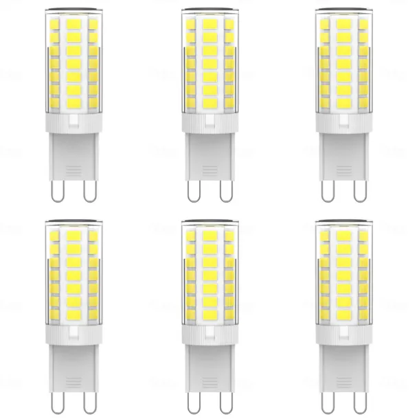 6pcs 3 W LED Candle Lights LED Corn Lights 400 lm G9 T 45 LED Beads SMD 2835 110-130 V 200-240 V