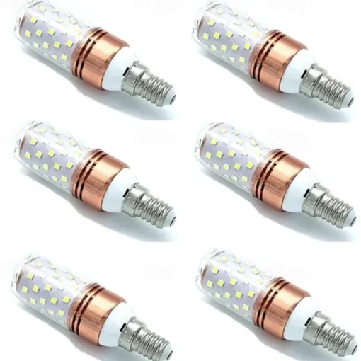 6pcs 12 W LED Corn Lights 800 lm E14 E26 / E27 T 60 LED Beads SMD 2835 Decorative Christmas Wedding Decoration Warm White Cold White 220-240 V / RoHS / CE Certified