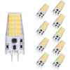 10pcs 5 W LED Corn Lights LED Bi-pin Lights 300 lm G4 T 20 LED Beads SMD 2835 Warm White White 12 V