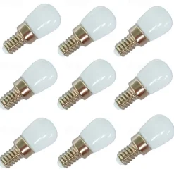 9pcs 2 W LED Globe Bulbs 100 lm E14 E12 T22 6 LED Beads SMD 2835 Warm White White 220-240 V