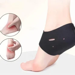 2pcs Adjustable Heel Protection Socks for Pain Relief - Breathable Pads for Men and Women, Perfect for Plantar Fasciitis, Heel Spur, and Foot Recovery Support