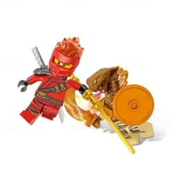 6Pcs Anime Movies Fans Action Figures Battle Building Block Kit Set - Collectible Mini Battle Figures Minifigures Set for Hours of Fun Combat Stitching Figures Toys Blocks Sets