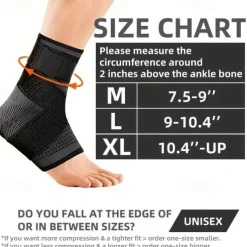 2pcs Ankle Support Braces, Breathable Compression Ankle Sleeves With Adjustable Wrap, Elastic Ankle Brace Stabilizer - Ideal For Sports, Fitness, Running, Climbing