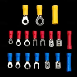 280pcs Box Assorted Spade Terminals Insulated Cable Connector Electrical Wire Crimp Butt Ring Fork Set Lugs Rolled Kit