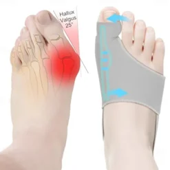 2Pcs Bunion Corrector for Women Men Big Toe Straightener Bunions Correction Women Men Bunion Splint Bunion Pads for Bunions Relief Hallux Valgus Pain Relief Comfortable Breathable for Day Night