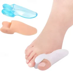 2pcs Bunion Cushion Protector 10 Packs of Bunion Corrector Pads with Separator for Big Toe Gel Shield for Foot Pain Relief Calluses Corns