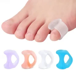 2PCS Bunionette Corrector Pads Small Pinky Toe Tailors Bunion Pain Relief Protectors with Premium Gel Cushions - Best Foot Orthotics and Toe Straightener Sleeve. Unisex