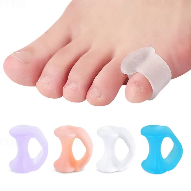 2PCS Bunionette Corrector Pads Small Pinky Toe Tailors Bunion Pain Relief Protectors with Premium Gel Cushions - Best Foot Orthotics and Toe Straightener Sleeve. Unisex