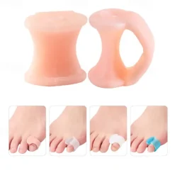 2PCS Bunionette Corrector Pads Small Pinky Toe Tailors Bunion Pain Relief Protectors with Premium Gel Cushions - Best Foot Orthotics and Toe Straightener Sleeve. Unisex