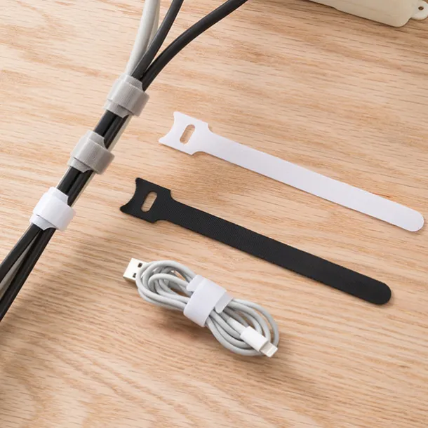 30pcs Cable Organizer - Reusable Self-Gripping Cable Ties for Charger Management, Wire Bundling, Storage, Suitable for Home, Office, Desk Cable Organization