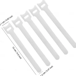 30pcs Cable Organizer - Reusable Self-Gripping Cable Ties for Charger Management, Wire Bundling, Storage, Suitable for Home, Office, Desk Cable Organization