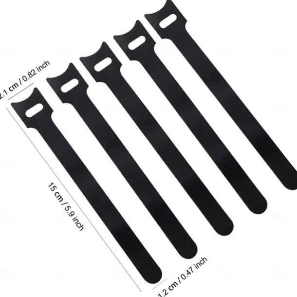 30pcs Cable Organizer - Reusable Self-Gripping Cable Ties for Charger Management, Wire Bundling, Storage, Suitable for Home, Office, Desk Cable Organization