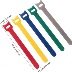 30pcs Cable Organizer - Reusable Self-Gripping Cable Ties for Charger Management, Wire Bundling, Storage, Suitable for Home, Office, Desk Cable Organization